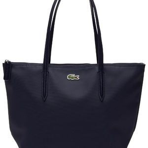 Lacoste navy tote bag.